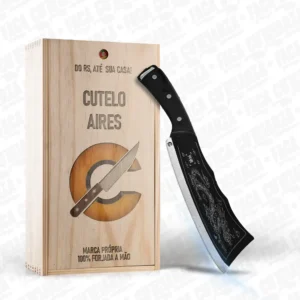 Cutelo Artesanal Aires - Cutelaria Forjada Á Mão + Garantia