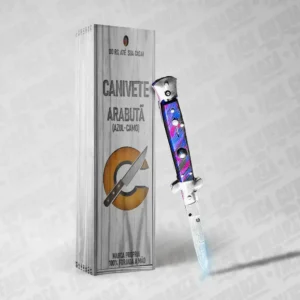 Canivete Arabutã Automático – Aço Inox 420 Cutelaria + Garantia