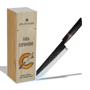 Faca Espumoso – Cutelaria Forjada Á Mão + Garantia