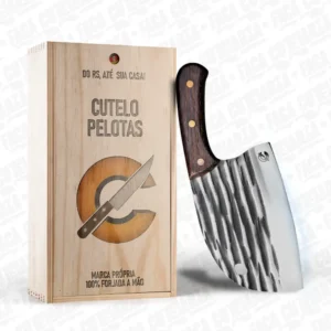 Cutelo Artesanal Pelotas - Cutelaria Forjada À Mão + Garantia