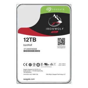 HD 12TB SEAGATE IRONWOLF, 3.5', SATA III 6GB/S, 7200RPM, CACHE 256MB - ST12000VN0008