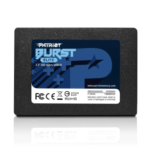 SSD 960GB PATRIOT BURST ELITE, 2.5', SATA III 6GB/S, LEIT 450MB/S, GRAV 320MB/S - PBE960GS25SSDR
